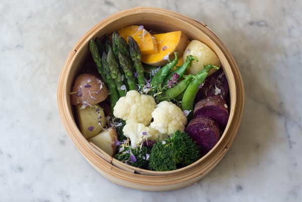 steamed vegetables