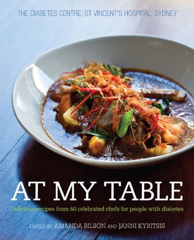 At my table