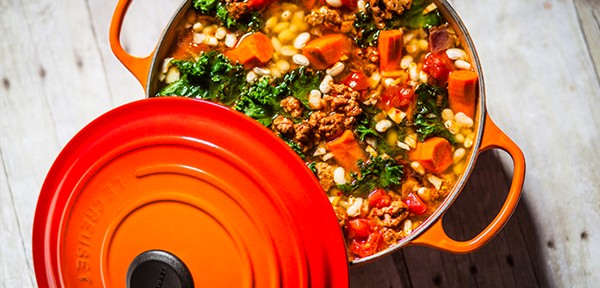 Ribollita in a Le Creuset