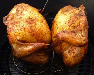 Beer can chicken