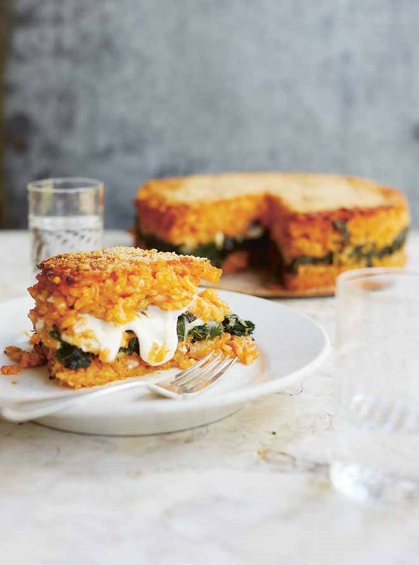 Rice timbale