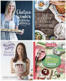 cookbook collage