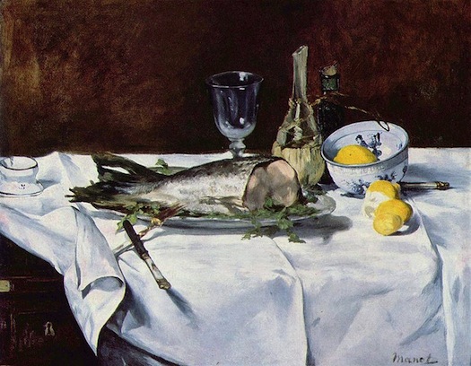 Salmon picture by Manet
