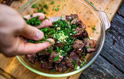 Grilled lamb 525