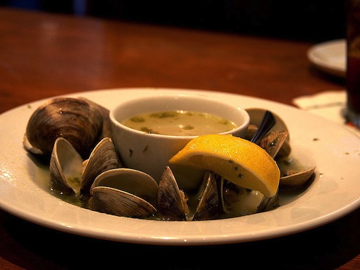 Steamed clams