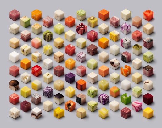 cubed food