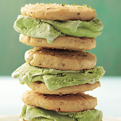 Margarita ice cream sandwiches