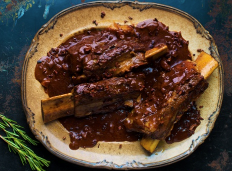 Short ribs in black sauce