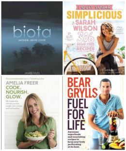 cookbook collage