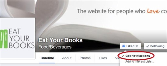 Facebook screen shot