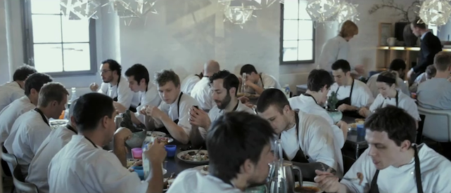 staff meal at Noma