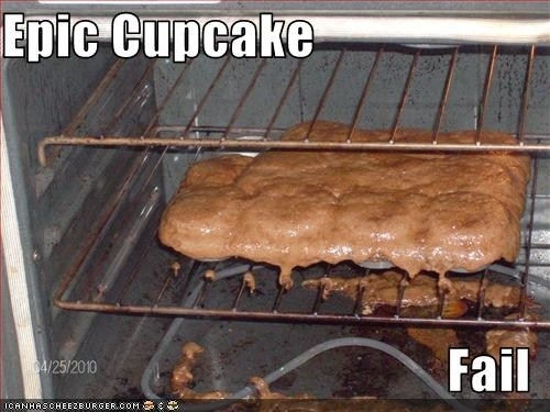 cupcake fail