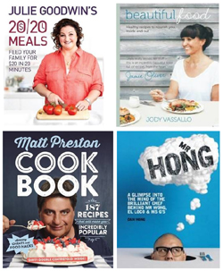 Cookbook collage