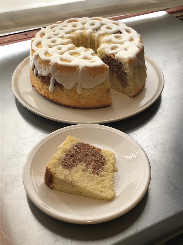 strawberry chiffon cake