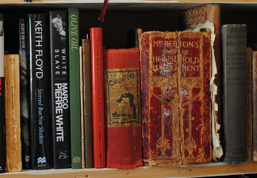 Sitwell's bookshelf