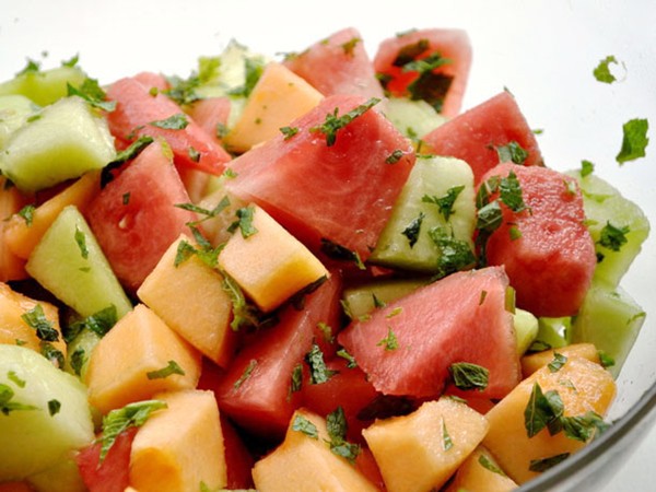Three melon salad