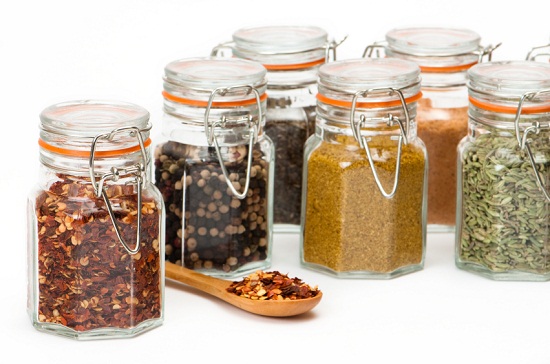 Spice bottles
