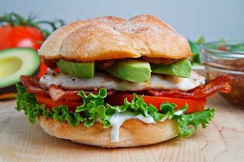 Chicken club sandwich