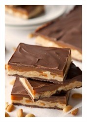 Caramel chocolate nougat