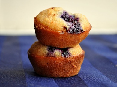 Blueberry financier