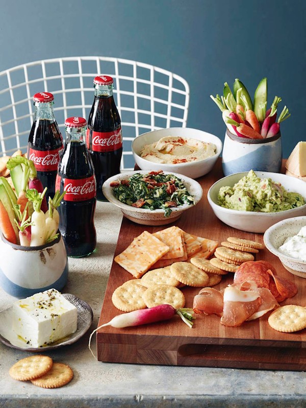 Game day snack board