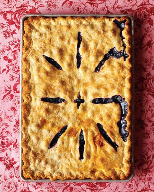 blueberry slab pie