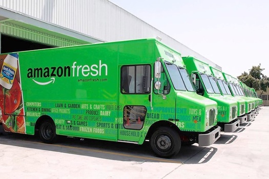 Amazon fresh truck