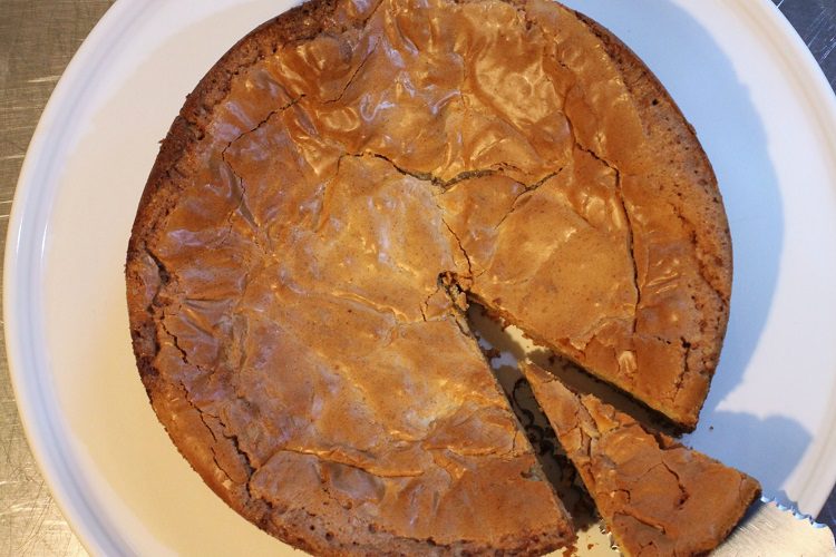 blondies on a plate