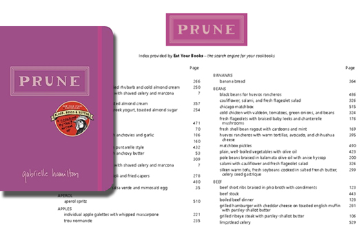 Prune index