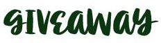 The image features the word "GIVEAWAY" in a bold, stylized green font.