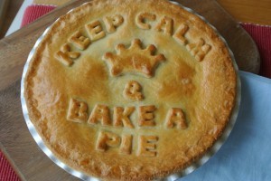 Rhubarb pie