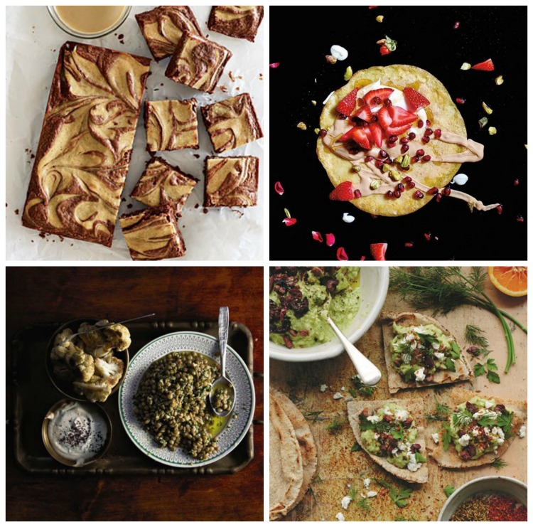 tahini recipe collage