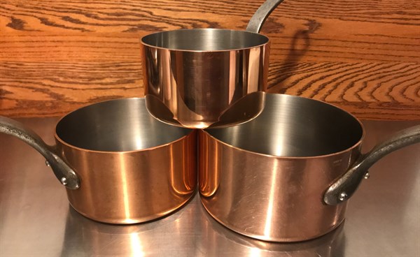 copper pans