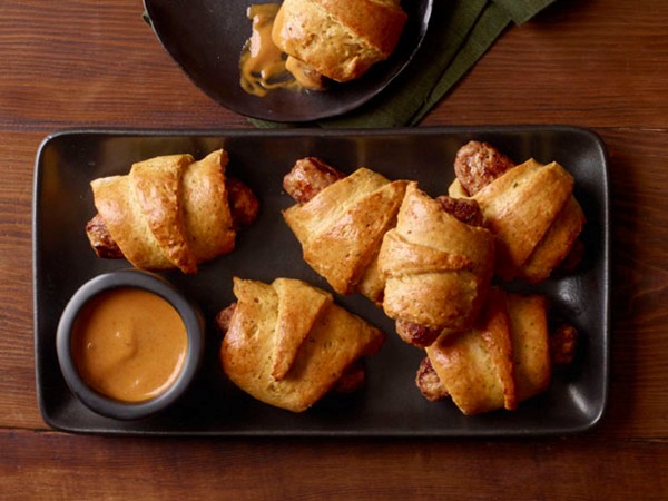 Guy Fieri's pigs in the blankets