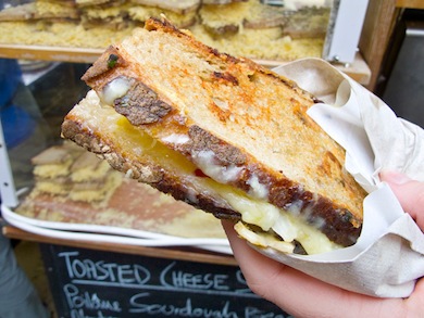 Toasted cheese sandwich