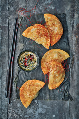 Korean meaty dumplings