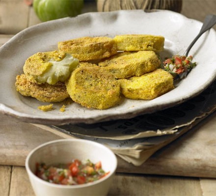 Fried green tomatoes
