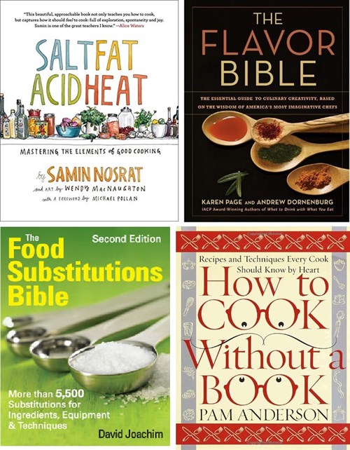 cookbook collage