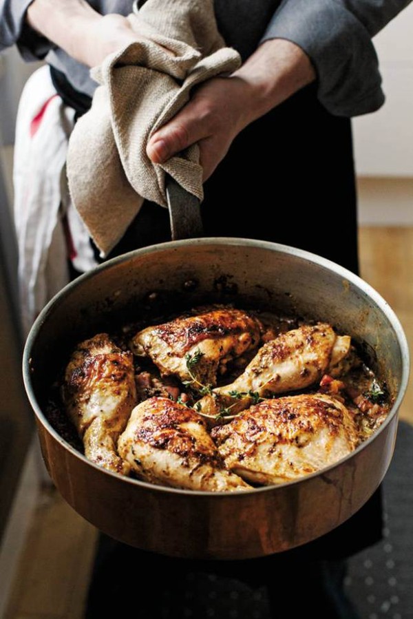 chicken with mustard