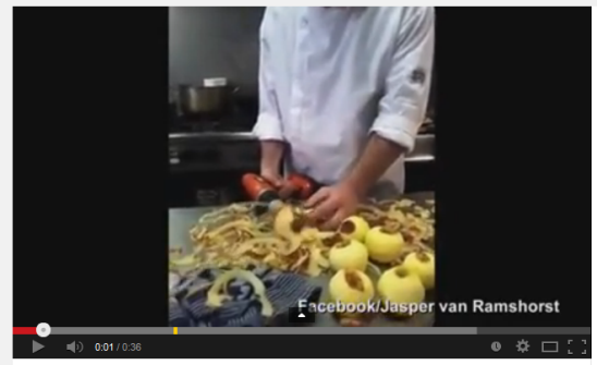 Fastest apple peeler