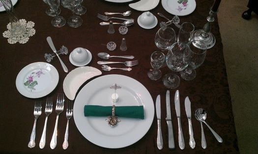 Formal place setting