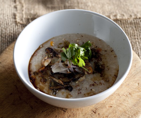 Ginger & mushroom congee