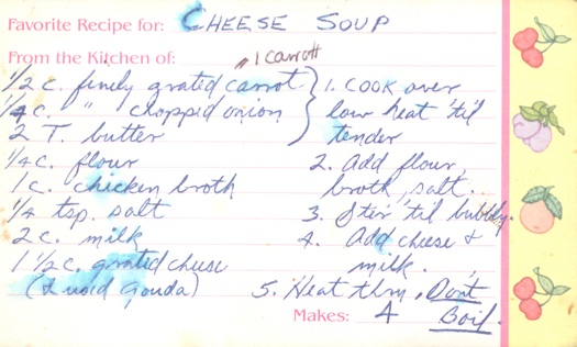 Recipe card 525