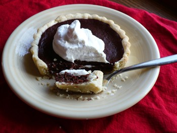 Coffee & chocolate tart