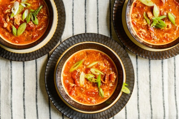 tomato egg drop soup