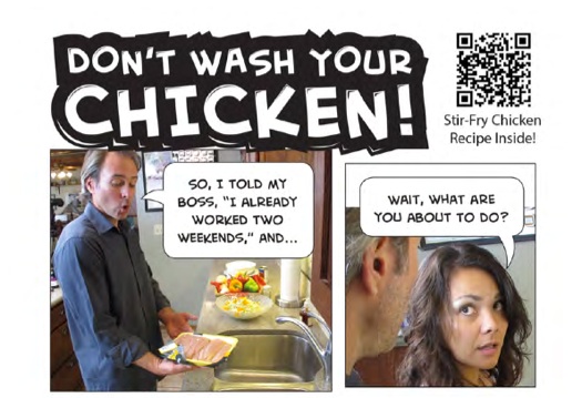 Don't wash your chicken