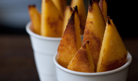 Baked polenta fries