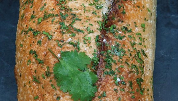 cilantro and red onion bread
