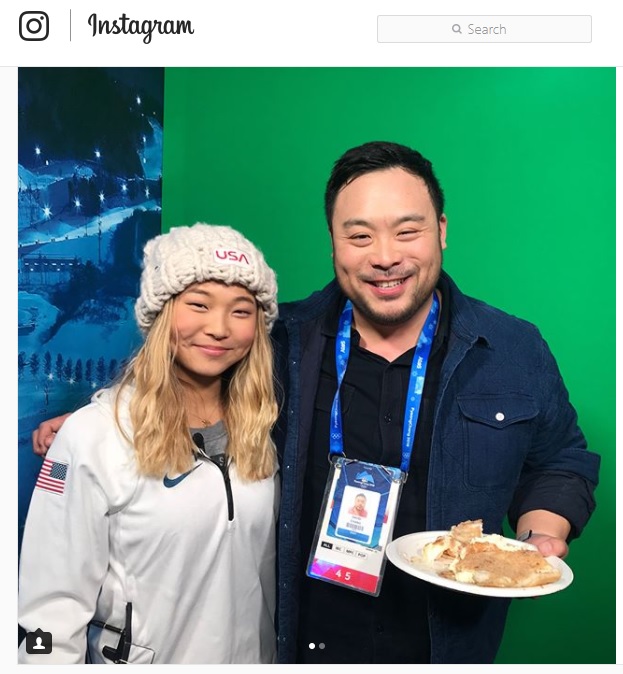 David Chang and Chloe Kim