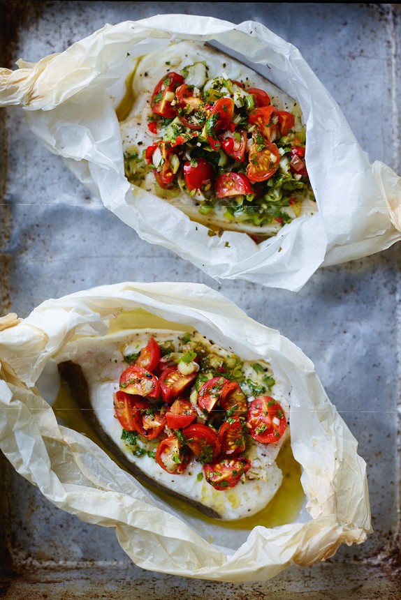 halibut en papillote
